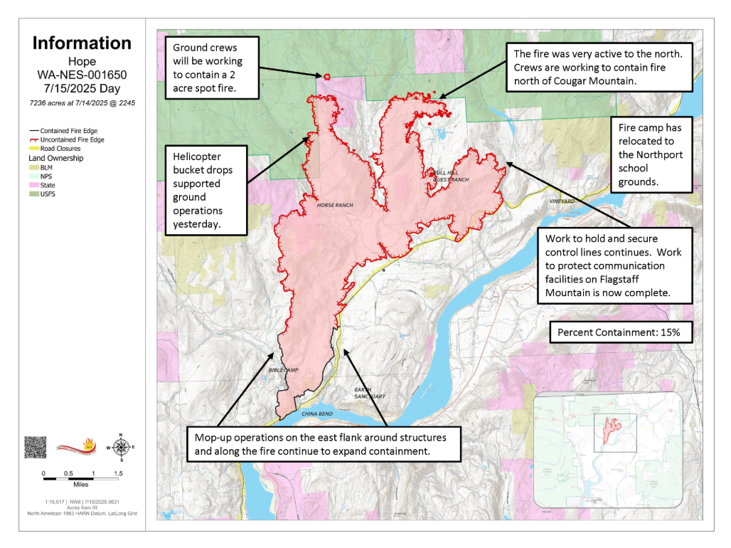 Hope Fire July 15